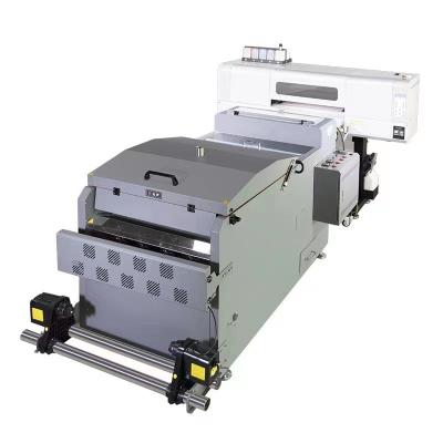 China Any digital fabric SunColor PET film fabric printing inkjet dtf printer with powder shaking machine for sale