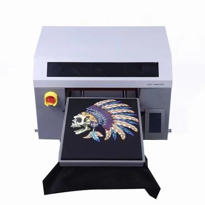 China Home use SUNCOLOR hot flat bed a3 dtg printer a3 printer T-shirts logo printing machine for sale