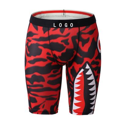 China Men's Breathable Sweat Absorbent Breathable Sweat Sports Leisure Border Fitness Pants Urban Trend Printing for sale