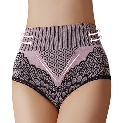 China Antibacterial Hot Selling High Waist Shaping Panties Breathable Body Shaper Slimming Seamless Panties Tummy Underwear Butt Shaperwear for sale