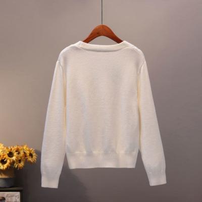 China Hot Selling High Quality Three Pieces Anti-wrinkle Women's Soft Knitted Sweater Set for sale