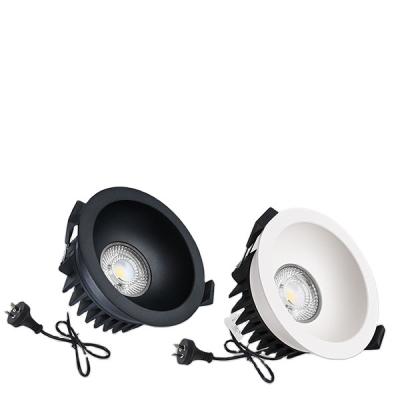 China Modern Dimmable Dimmable IP65 Aluminum Ceiling Recessed Cutout 68mm 5W 7W Led Downlight for sale