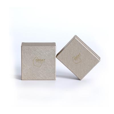 China Custom Gold Foiled Logo Eco-friendly Professional PU Leather Gift Box Watch For Ring Earring Necklace Bracelet Jewelry Packaging Box for sale