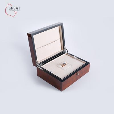 China MDF Hot Sale Luxury Custom Wooden Box For Ring Necklace Earrings Studs Bracelet Watch Set Jewelry Box Pendant Jewelry Packaging for sale