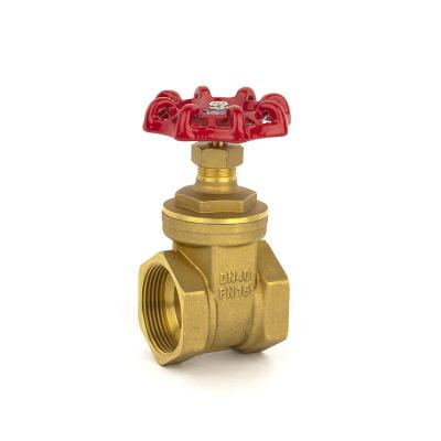 China General Brass Gate Valve For Best Pn16 Water Water Brass Valve Sales Chinese High Quality Brass Gate Valve for sale