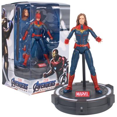 China MODEL TOY PVC Statue Collectible Model Carol Danvers The Captain Marve-L Action Figure for sale