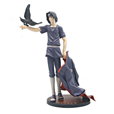 China Cartoon Toy Japanese Anime Figure Narut Crow Uchiha Itachi Collectible Model Action Figure Doll for sale