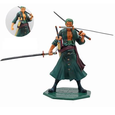 China Cartoon Toy High Quality Anime Pop Zoro One Piece Collection Toy Gift Action Figure for sale