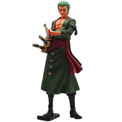 China Collectible Cartoon Toy PVC Japanese Anime Figure Zoro Action Number Model Toy for sale