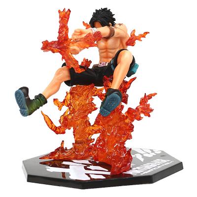 China Cartoon Toy Anime One Piece Collection Figure Ace's Action Number Doll Gift Cross Model for sale