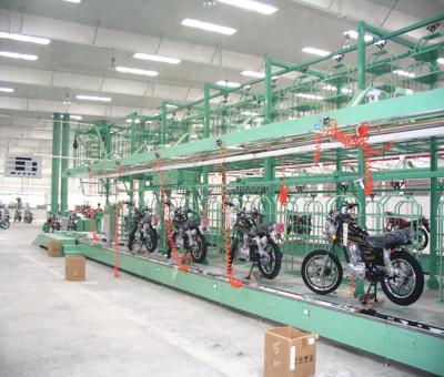 China Fire Resistant CE Approved Complete Set Of Motorcycle Auto Assembly Line for sale