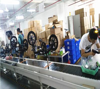 China Fire Resistant Assembly Production Conveyor Line For E Bike Bicycle Mountain Bikes for sale