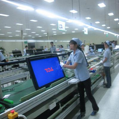 China Heat Resistant Laptop Assembly Line Belt Conveyor for sale