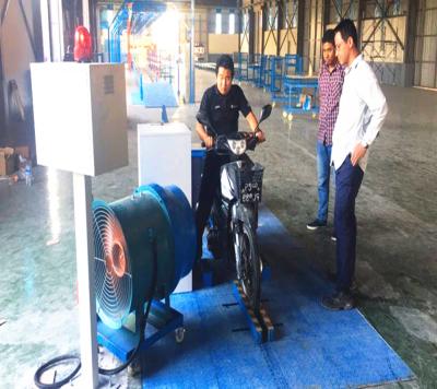 China Testing of all kinds of motorcycles motorcycle testing equipment line for sale