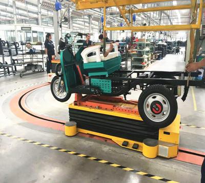 China Fire Resistant New Conveyor Tricycle Assembly Production Line for sale