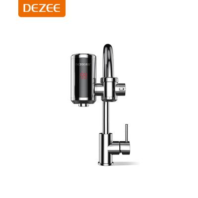 China Thermostatic Faucets 3C/CE 220V 3000W Quick Install Instant Electric Water Heater LED Display Heating Faucets with LED Temperature Display for sale