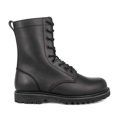 China Cheap Top Grade DMS Cowhide Military Genuine Leather Steel Style Black Toe Tactical Combat Boot for sale