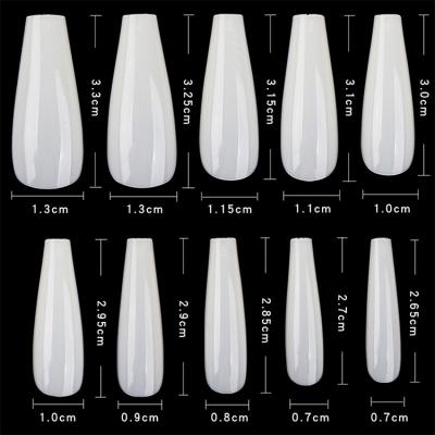 China Design Factory Price Full Cover Artificial Flat Head Fake Nail Tips for sale