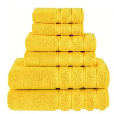 China QUICK DRY Luxury Hotel and Spa Premium 100% Cotton Bath Towels, 70*137cm/34*74cm/33*33cm 3 Piece Set for sale