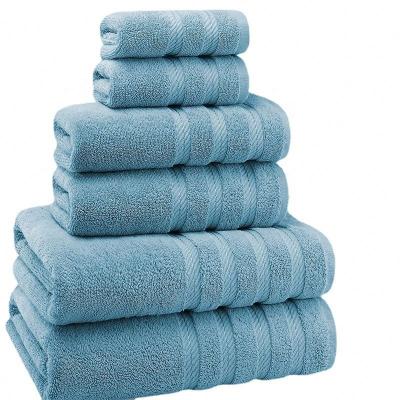 China Luxury Hotel and Spa QUICK DRY 100% Cotton Bath Towels Set Large Soft Bath Towel Set Highly Absorbent Daily Use Ideal for Pool and Gym for sale