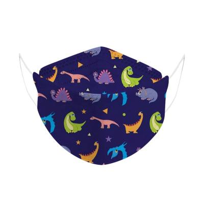 China Four Seasons Wholesale 4 Layer KF94 Disposable Face Mask Dinosaur Printing Face Mask Platypus 3D Fish Shaped Kids for sale