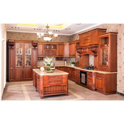 China Modern solid wood design aisen best sale custom apartment kitchen furniture solid wood open sideboard for sale