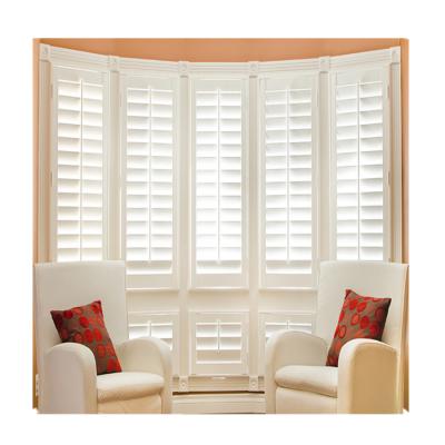 China Modern Plantation Shutter Paulownia Wood Frame Wood Shutter for sale