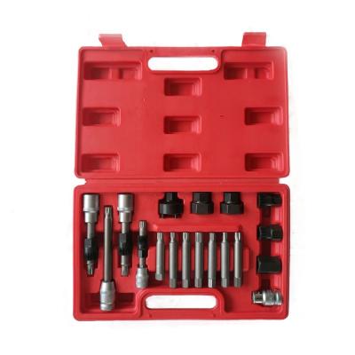 China Bit Socket Set 18 PCSALTERNATOR PULLEY KIT Automotive Repair Tools for sale