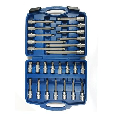 China 26PCS EX-LONG DR GROOVE BIT PLUG Set 26PCS Bit 1/2