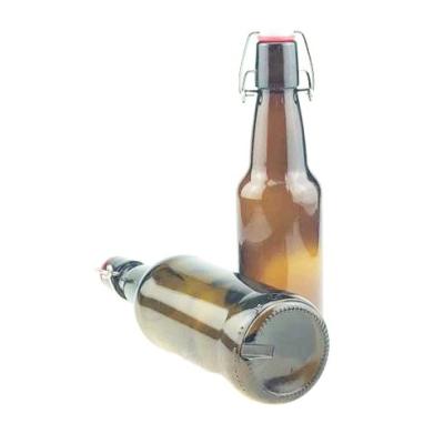 China Wholesale Amber Glass Brown Glass Freshness Preservation Bottle 500ml 300ml Jar With Lid For Drinking Water Liquid for sale