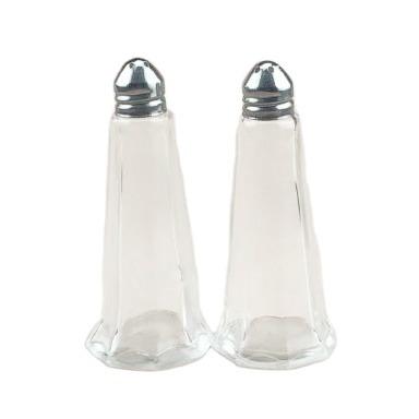 China Freshness Preservation 40ml Glassware Storage Glass Bottle With Metal Lid And Glass Spice Jar 1.5 Ounce for sale