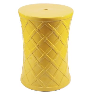 China New Type Unique Creative Multi Color Drum Top Sale Removable Cover Ceramic Stool for sale