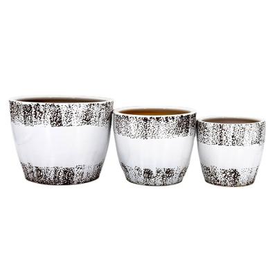 China Newest Design Modern Good Quality Multi Style Porcelain Ceramic Blue White Flower Pots for sale