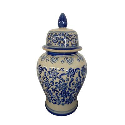 China Various modern promotional goods using retro style ceramic decorative jar for sale