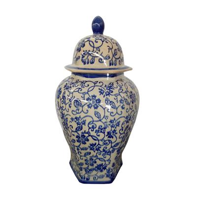 China Modern Durable Using Low Price Home Stylish Pattern Drawing Decorative Pot for sale