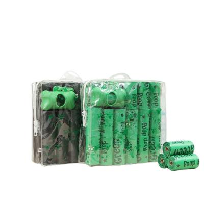 China Viable Wholesale Biodegradable Dog Waste Poop Bag Customized Dog Waste Poop Bag Pouches Custom Made for sale