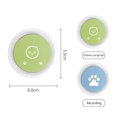 China Plastic Puppy Training Relief Button Communication Pet Dog Bite-Resistant Toy Button Speaker for sale