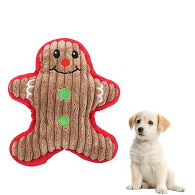 China Popular Pet Stocked Toy Christmas Dog Toy Set Bite Resistant Doll for sale