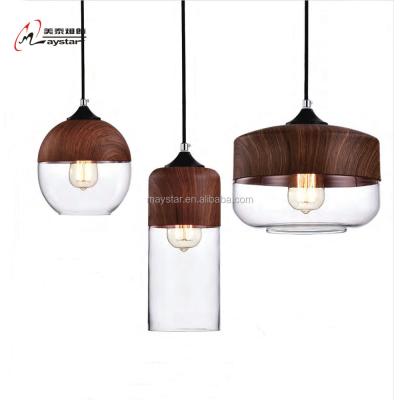 China Vintage Modern Warm Industrial Glass Hanging Light Pendant Light for sale