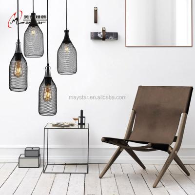 China Industrial Metal Beer Bottle Pendant Lamp Bar Decoration Black Light for sale