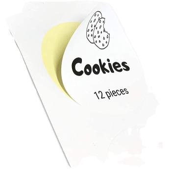 China 60mm Waterproof A4 Round White Sticker Paper Circle Labels , Laser / Inkjet Printing for sale