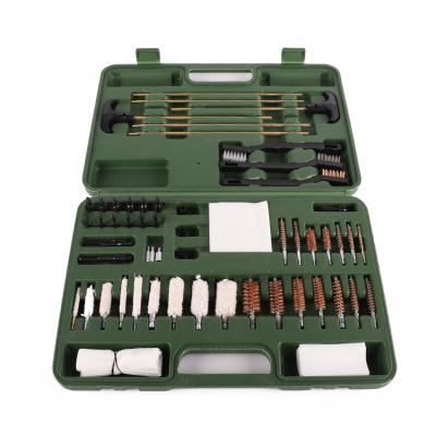 China Universal Plastic 62 PC Gun Cleaning Kit With Blow Mold Case for sale