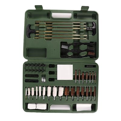 China Metal Plastic Multi Piece Complete Rod Gun Cleaning Cloth AR 15 Gun Cleaning Kit for sale