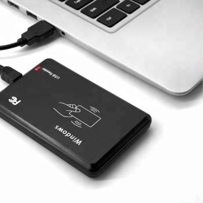 China ABS black box 13.56mhz rifd card reader USB RFID IC card reader android contactless nfc reader for sale