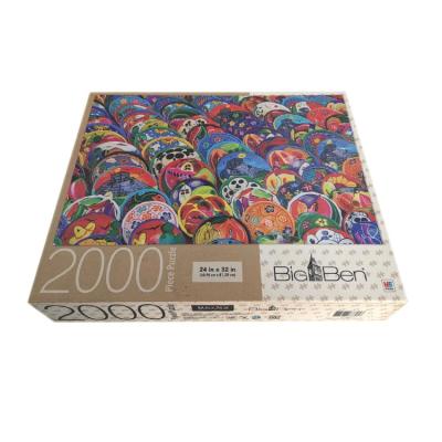 China Toy Big Ben Jigsaw Educational Puzzle 2000 Pieces Literature Arts For Wall for sale