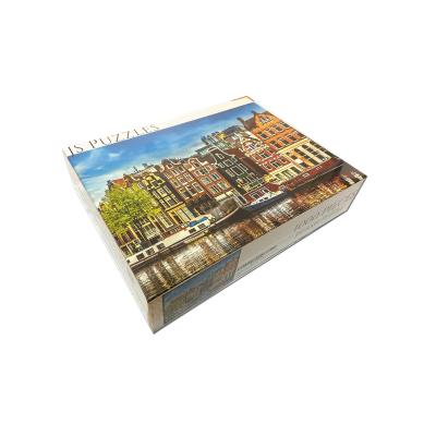 China Educational Toy JS Landscape 1000 Pieces Puzzle Toy With Customized Design for sale