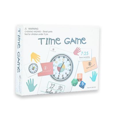 China English Version Platform Table Time Paper Board Game for sale