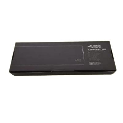 China Recycled Materials Black Keyboard Hand Rest Corrugated Box for sale