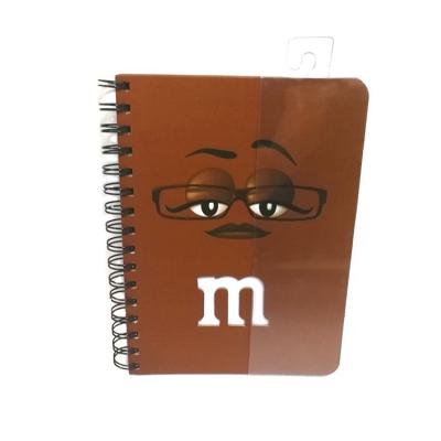 China Custom Printed Hardcover A5 Spiral Notebook for sale