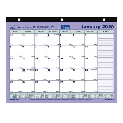 China Custom Wall Calendar Planner Printing Wall Calendar for sale